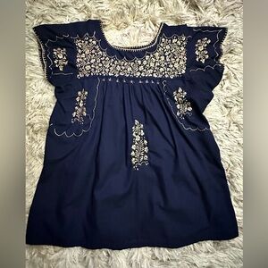 Mexican Handmade Embroidered Dress “La Sirena”